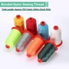 sourcing map 700 Yards Bonded Nylon Sewing Thread Size 840D/3