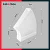 KOTARBAU® Flat Duct Bend 3° - 48° Horizontal Deflection Piece