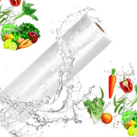 2 Rolls 12" x 16" Plastic Produce Bags on a Roll, Food Storage, for Food Vegetables Bread, Kitchen Bags (350 pcs per Roll)