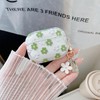 MINSCOSE Compatible with AirPods Pro Clear Case,Cute Cartoon Flower Pattern