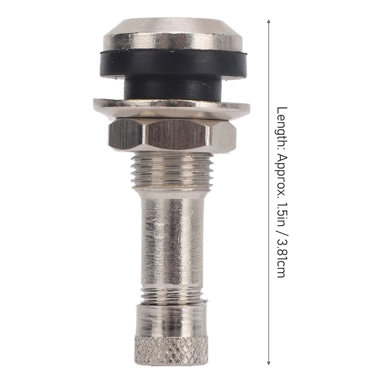TR416 Tire Valve Stem 1.5 Inch Chrome Plated Clamp In