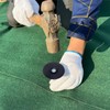 Garden Stakes with Gasket Spiral, 6in Galvanized Steel Turf Nails