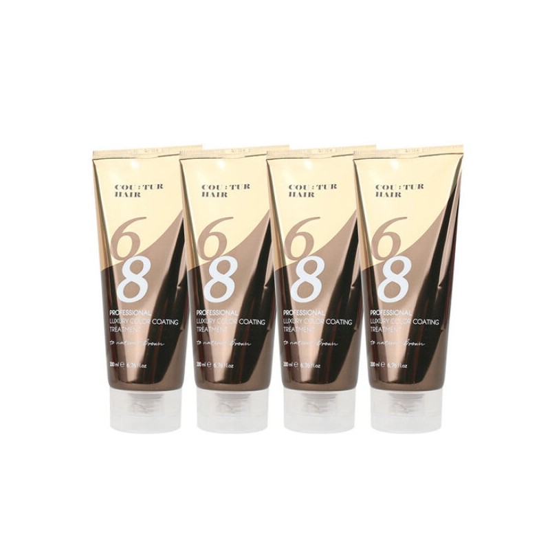 (4ea) Couture Hair Color Coating Treatment Natural Brown 200ml /