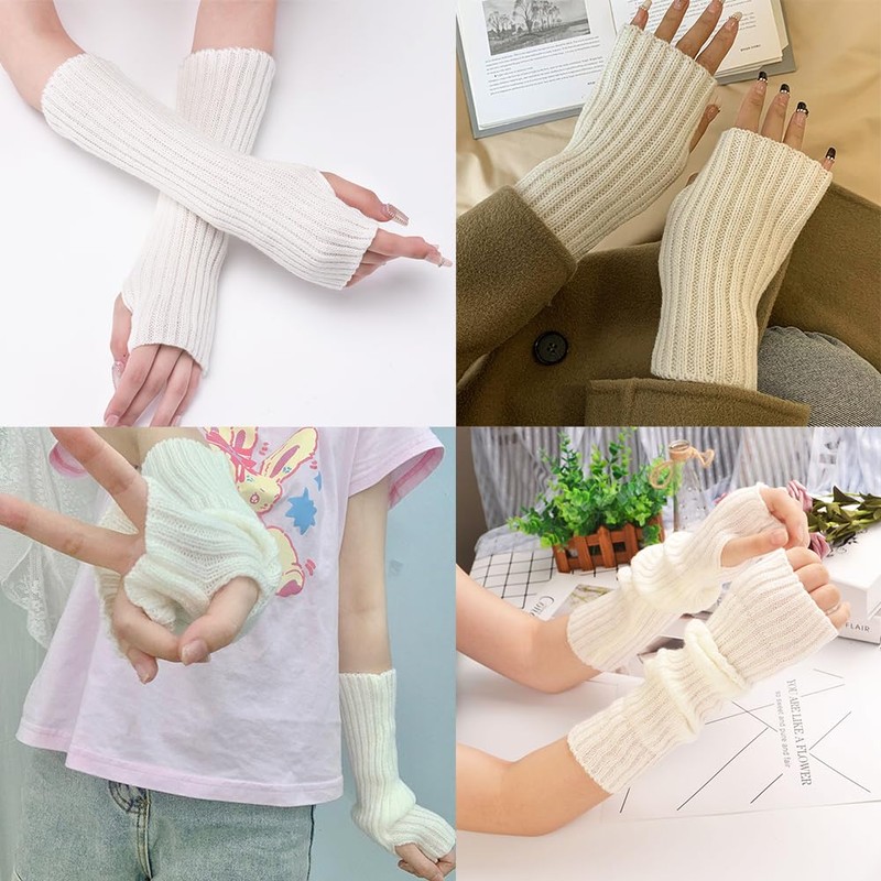 Ekieta Arm Warmer, Arm Cover, Y2k, Cold Protection, Sunscreen, Wrist