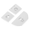 3pcs Central Control Button Sticker Aluminum Alloy Fit for Land