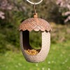 Peckish Metal Acorn Bird Feeder