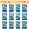 ArtCreativity 144 Count Mini Chalk Sets for Kids (12 Boxes)