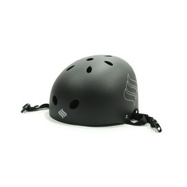 Shark Wheel Large Black Helmet - Sleek Design for Biking and Skating