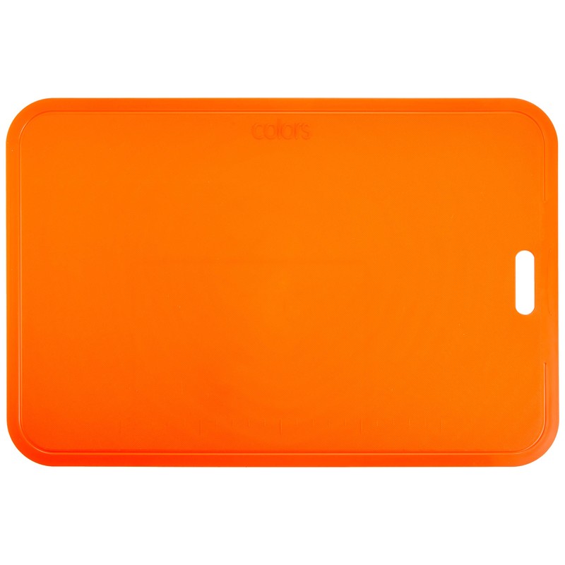 Pearl Metal C-1665 Cutting Board, Orange, No. 15, Slightly Larger
