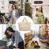 Extolove Fluffy Tote Bag for Women, Large Fuzzy Tote Handbag