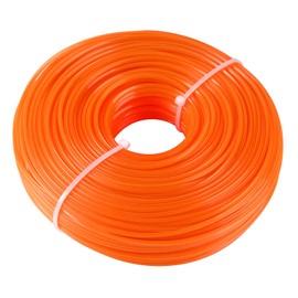 CHRORINE Heavy Duty Nylon Strimmer Line Wire Cord 2.4mm x 100m Brushcutter Trimmer Line, 5-Edge Cutting Line