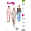 Burda Easy Sewing Pattern Women's Sweater in Various Lengths Sizes