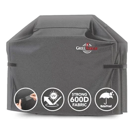Heavy Duty BBQ Grill Cover for Outdoor Grill, 58 Inch – Waterproof, Weather Resistant, UV & Fade Resistant with Adjustable Straps – Gas Grill Cover for Weber, Charbroil, etc. Charcoal