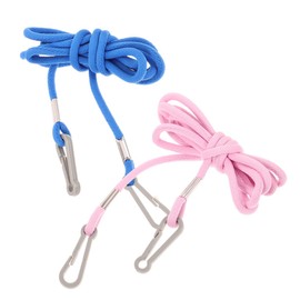 OHPHCALL 2pcs Ski Glove Lanyard Mittens Straps Gloves Strap Glove Hanging Buckle Key Chain Strap Winter Glove Clips Mittens Ropes Cell Phone Lanyard Adjustable Lanyard Strap Nylon Pink