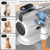 Geoorood Dog Grooming Vacuum Kit with 13000Pa Suction Power &
