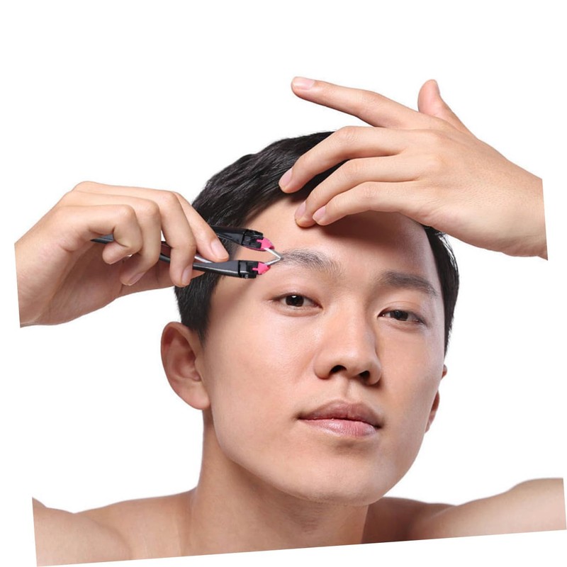 FOMIYES Pcs Stainless Steel Eyebrow Tweezers Automatic Retractable Precision Kit