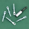QWORK 100 Pcs 2 Inch Eye Lag Self-Tapping Screws with