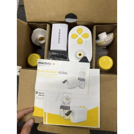 Medela Pump In Style MaxFlow Double Electric Breast Pump White 101041360 new