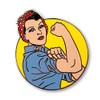 Pinsanity Rosie the Riveter Enamel Lapel Pin