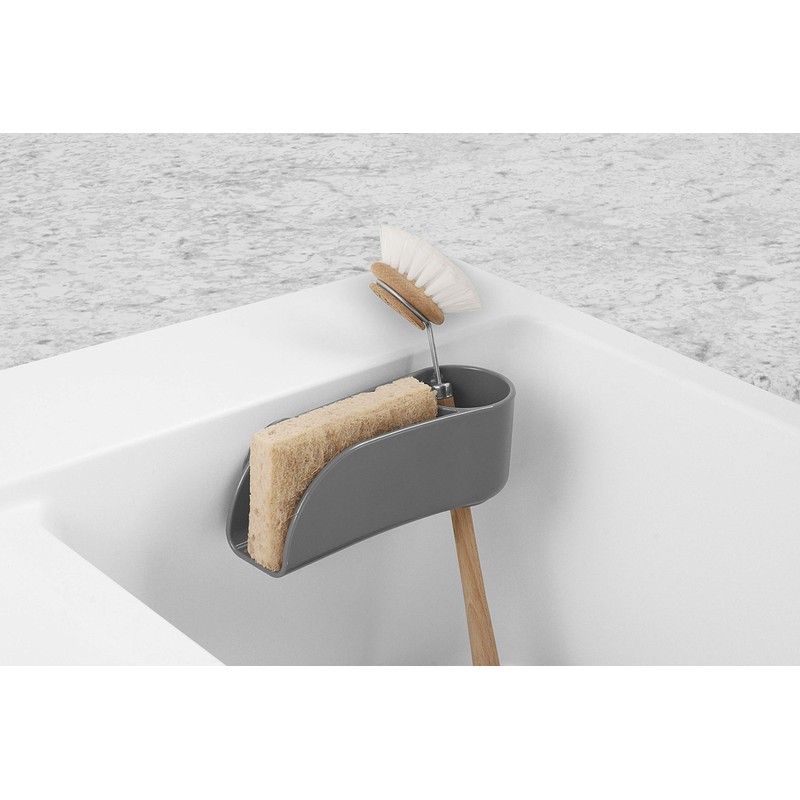 Spectrum Diversified Royo Sponge & Brush Holder, Gray