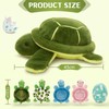 MorisMos 45 cm Plush Cuddly Toy Turtle with 4 Babies