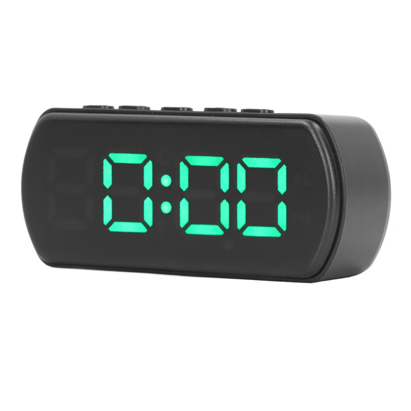 Digital Alarm Clocks Snooze Temperature 12 24Hr Small Electronic Desk