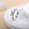 Butterfly Spinner Just Breathe Rings for Women 925 Sterling Silver