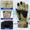 LOCCEF Camouflage Hunting Winter Gloves - Anti-Slip, Touch Screen Ski