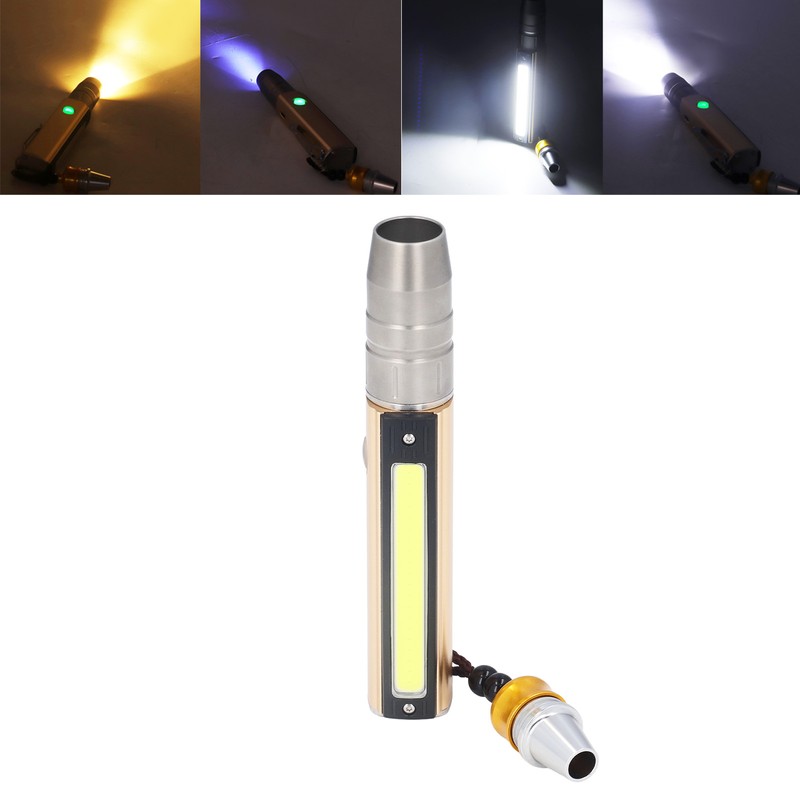 Gemstone Light 3 LED 1 COB USB Charging Aluminium Alloy