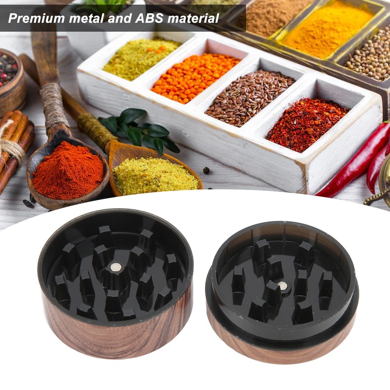 Manual Spice Grinder Mini Design Durable Metal ABS Portable Easy