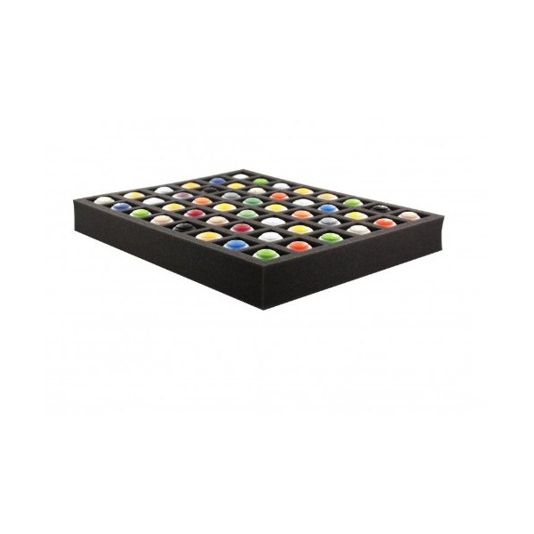 Feldherr FS050WH41 foam tray compatible with Citadel paint pots (12