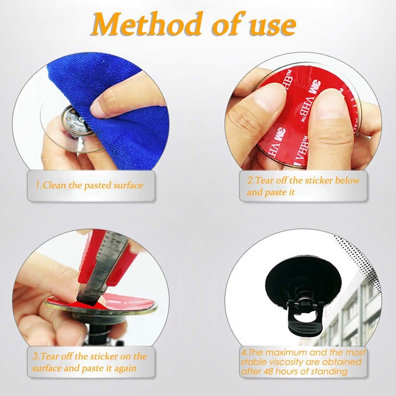 Sonku 12Pcs Heavy Duty Double Sided Mounting Tape Foam Tapes