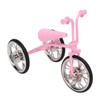 Pink Look Toy Tricycle Model Simulated Design Tricycle Ornament Wear