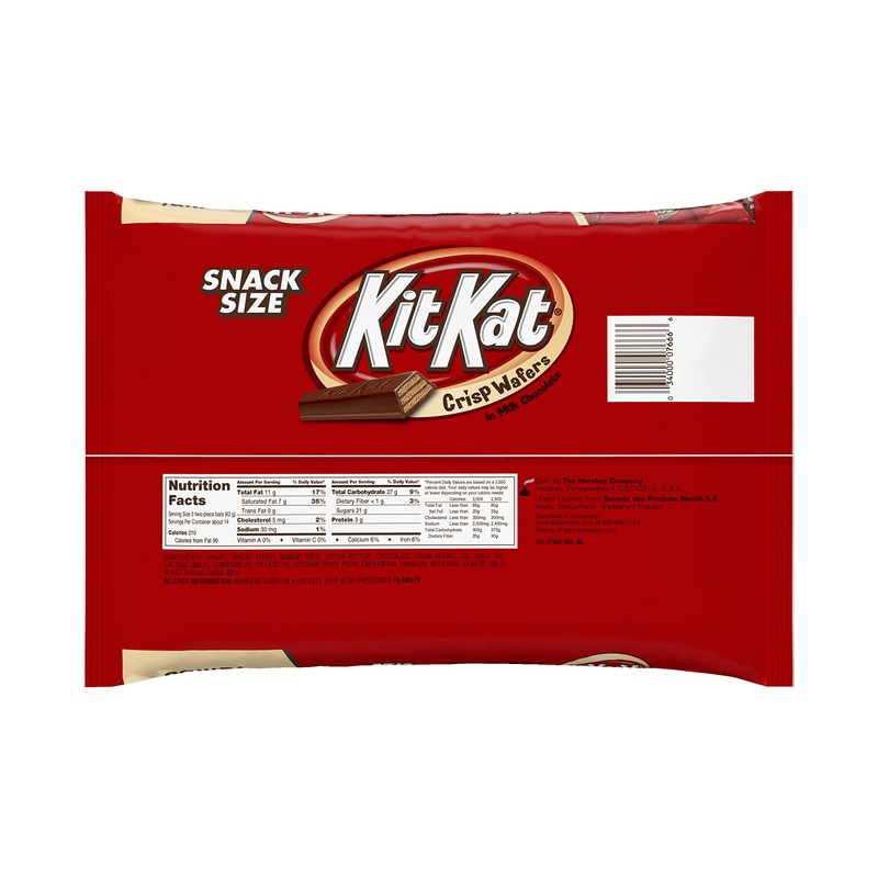 Kit Kat: Snack Size Treats Chocolate, 20.1 oz (Pack of