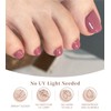Toe Gel Nail Stickers - 34PCS Salon Quality Wraps no