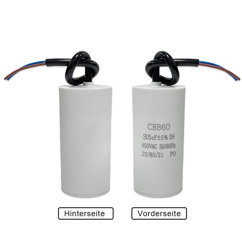 ANGEEK CBB60 450v 35uf 50/60HZ Starter Capacitor, Motor Capacitor, Suppression