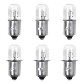 HaeKap 6 Pack Replacement 18 Volt Flashlight Xenon Bulb for Dewalt 18 Volt DW9083 / DW908 / DW919 / DC509 Cordless Flashlights