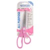 Westcott 15387 - Tijeras de acero inoxidable con cinta rosa