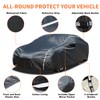 Coverado 6 Layers Car Cover Waterproof All Weather, Soft Cotton