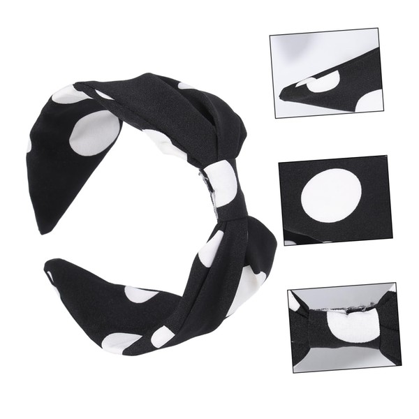 Ipetboom Wave Dot Hair Band Knot Headband Fashionable Hair Accessory