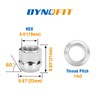 Dynofit M14x2 Open Lug Nuts Compatible with Ford F150 Expedition