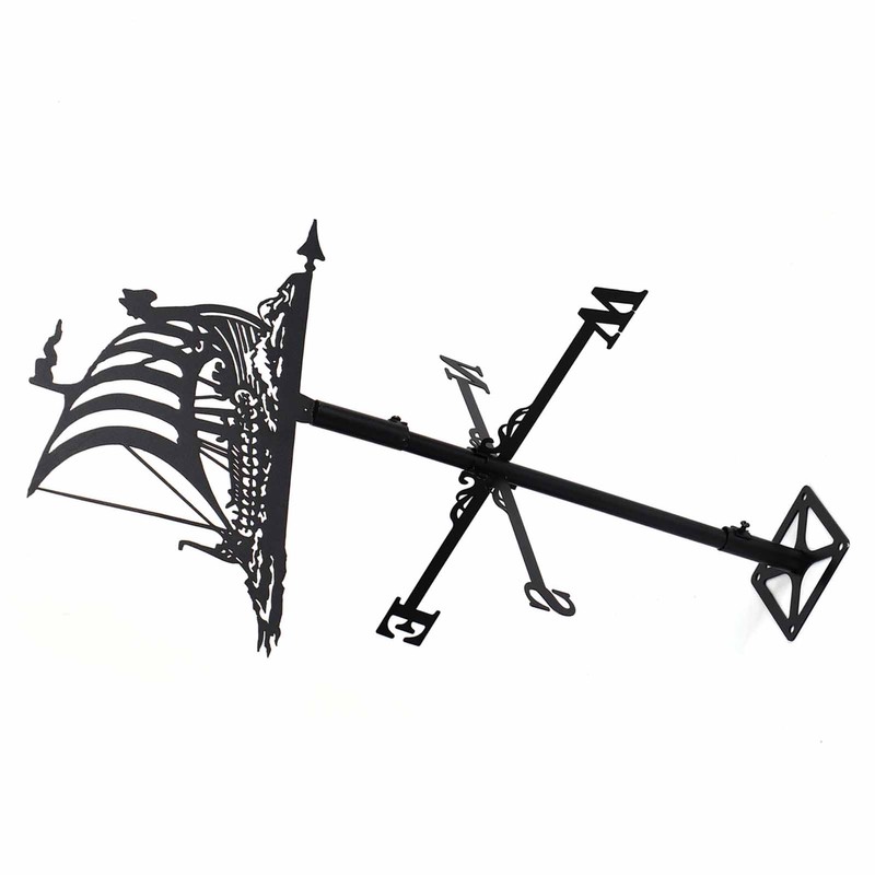 Stainless Steel Weather Vane Retro Farm Scene Garden Stake Weathervane