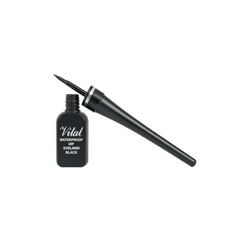 Precision Waterproof Dip Eyeliner – Smudge-Proof, Long-Lasting Definition (Black, 6ml)