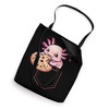 Pocket Axolotl Snacks Cookie Snaxalotl Axolotl In Pocket Tote Bag