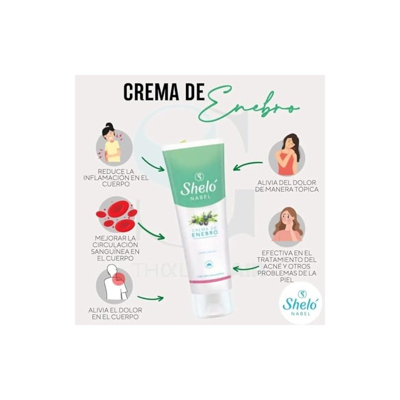 Pack 2pz Crema De Enebro Relajante Corporal Deportistas Anti Colicos