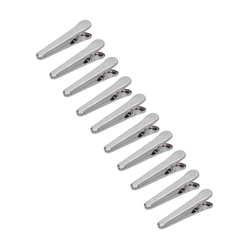 10PCS Stainless Steel Sealing Clip Coffee Bag Sealing Clip Food