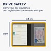 kwmobile Registration and Insurance Holder - Car Document Holder for