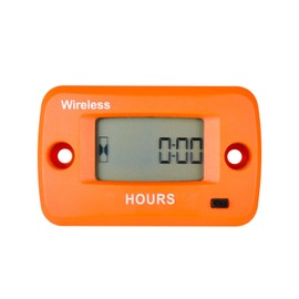 Jayron Digital Wireless Hour Meter,Vibration activation,Programmable maintenance reminder,Resettable Job Timer,User Lock,for Generator Marine ATV Lawn Mower Motor and Equipment that vibrates at work