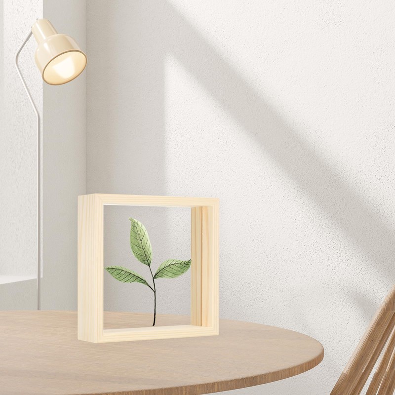 YOKIVE 1 Pcs Shadow Box Frame, Wooden Pressed Flower Frame