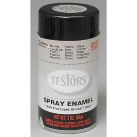 Testors Testors Enamel Flat Light Aircraft Gray Spray